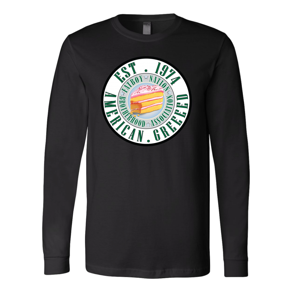 American Greed "In Cake we Trust" long sleeve mens and Men/Women Hoodies